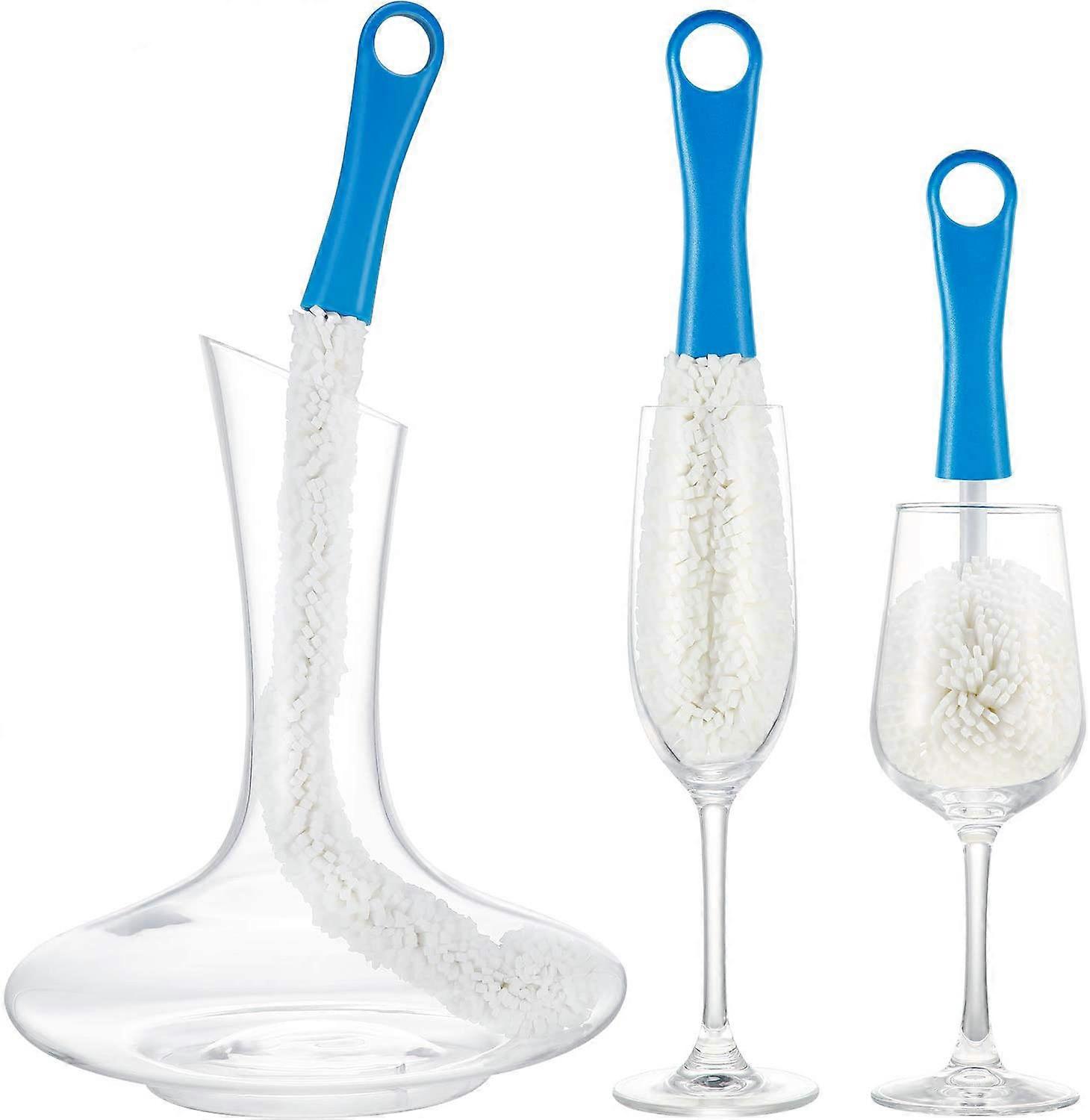 Reusable Flexible Non-Scratch Glassware Brushes