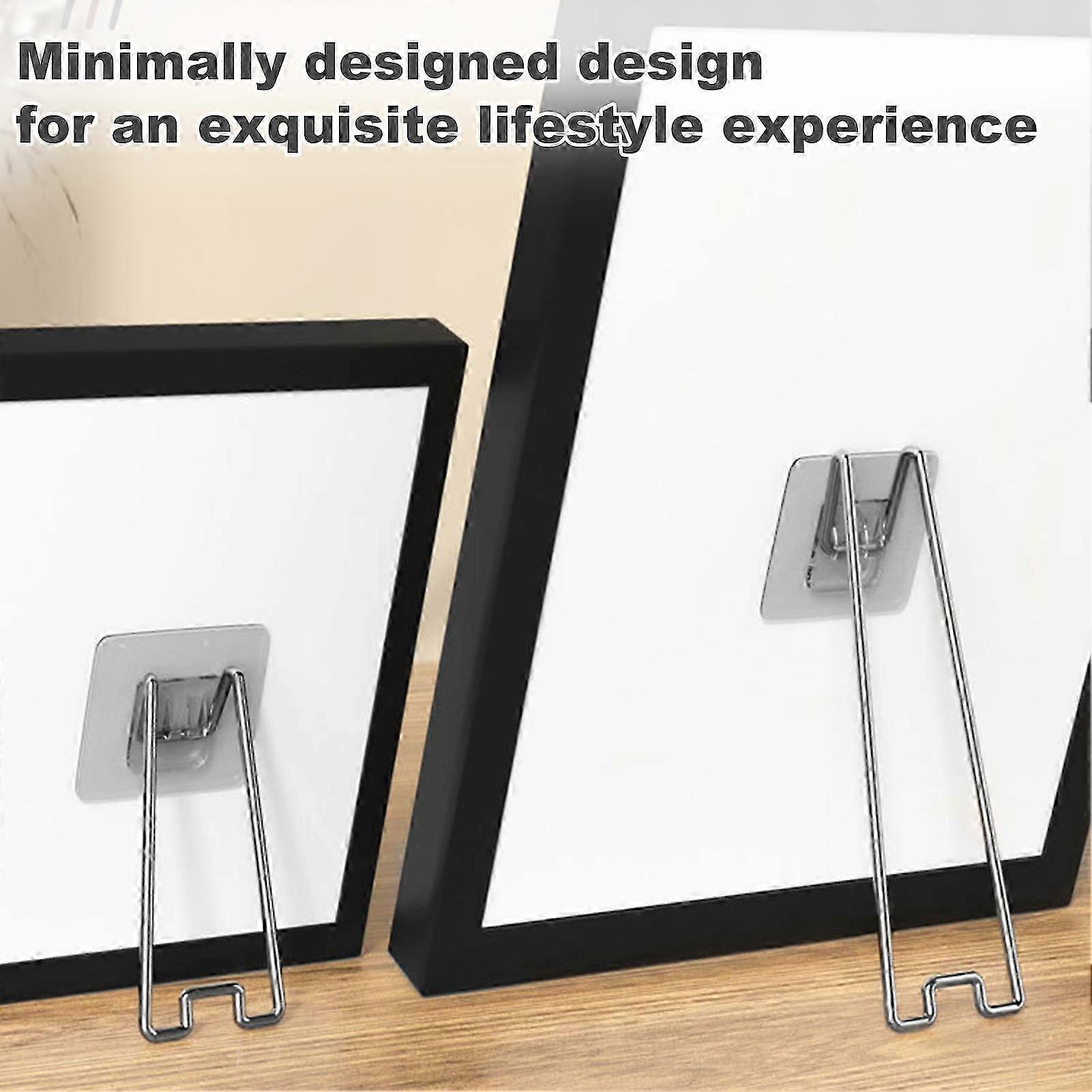 Polished Stainless Frame Bracket No Drill Needed