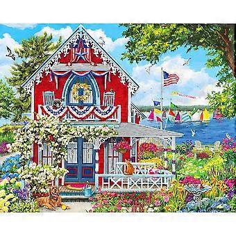 Fun Lake House Welcome Summer Immersive Stress-Relieving Puzzle JI-1632