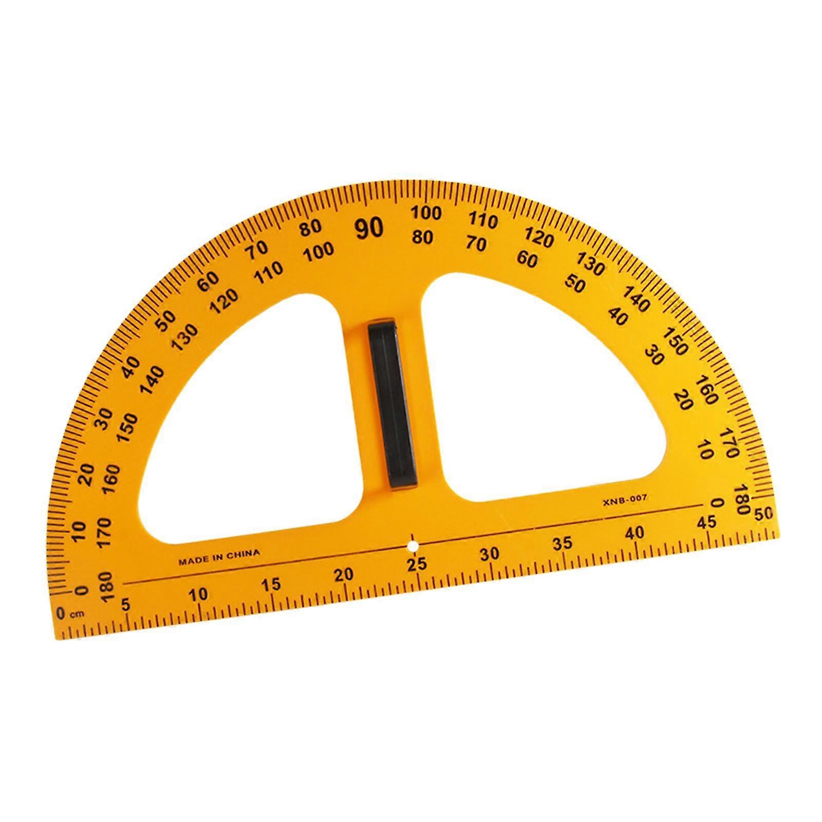 Premium Precision Math Geometry Ruler with Detachable Handle - Ideal for