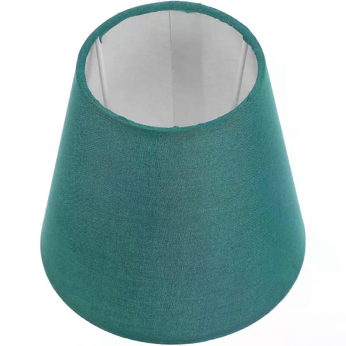 Green Fabric Lamp Shade with E14 Socket, 2cm Hole, Hanging