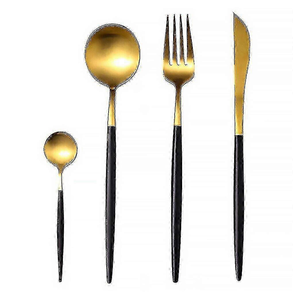 Stainless Steel Flatware Set Fork Spoons Coffee Spoon Kitchen Tableware, for Kitchen & Dining