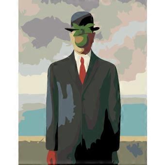 Magritte The Son of Man Surreal Painting Wooden Puzzle for Adults RNB1504