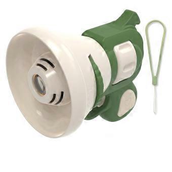 Funny Voice Changer Speaker with Costume Projection Effect, Green Transformation Toy for Kids and Parties