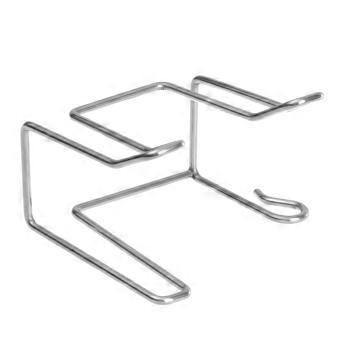 No Drilling Self Adhesive Hair Dryer Holder, Stainless Steel Wall Mounted Blow Dryer Rack, Fits Most Dryers (Silver)