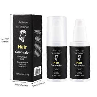Hairfillup Hair Concealer for Men, Root Cover Up Hair Fibers, Natural Formula 