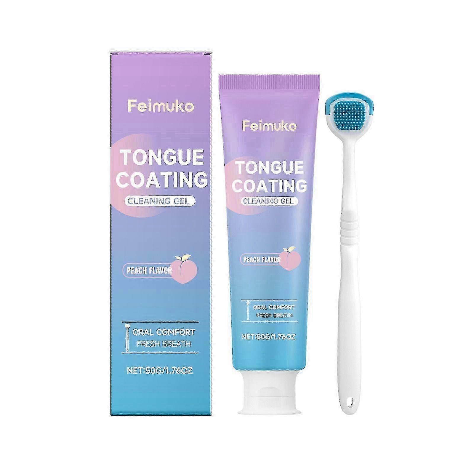 Mint Tongue Gel + Ergonomic Scraper Kit