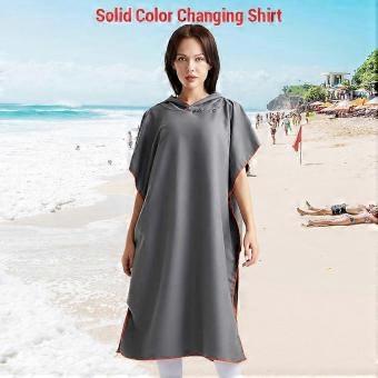 Adult Wearable Towel Robe with Hood 108cm Quick-Dry 420g