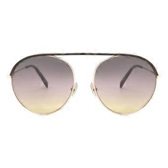 TODS TO0273 28C Full Rim Rose Gold/Black Women Pilot Sunglasses UV2 Original
