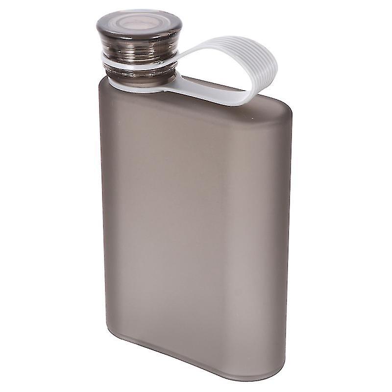 16.2X10.3x4cm Grey Tumblers 1pc Water Bottle Leakproof Fitness Drinking Bottle Portable Bottle