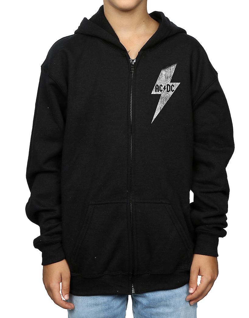 AC/DC Boys Lightning Bolt Zip Up Hoodie | Fruugo US