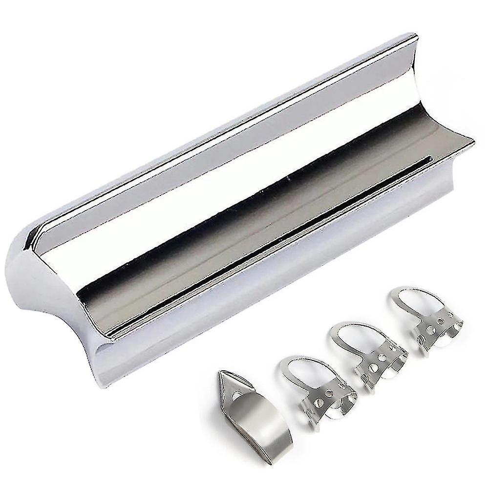 Rostfritt stålgitarrsläde för Dobro, Lap Steel-gitarr, Hawaii-gitarr, elgitarr