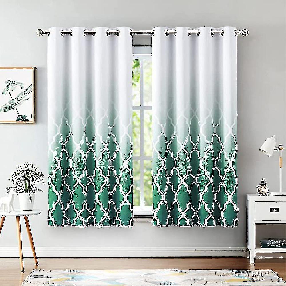 Voile Eyelet Ring Top Galaxy Bedroom Tulle Window Curtain Drapes Jacquard