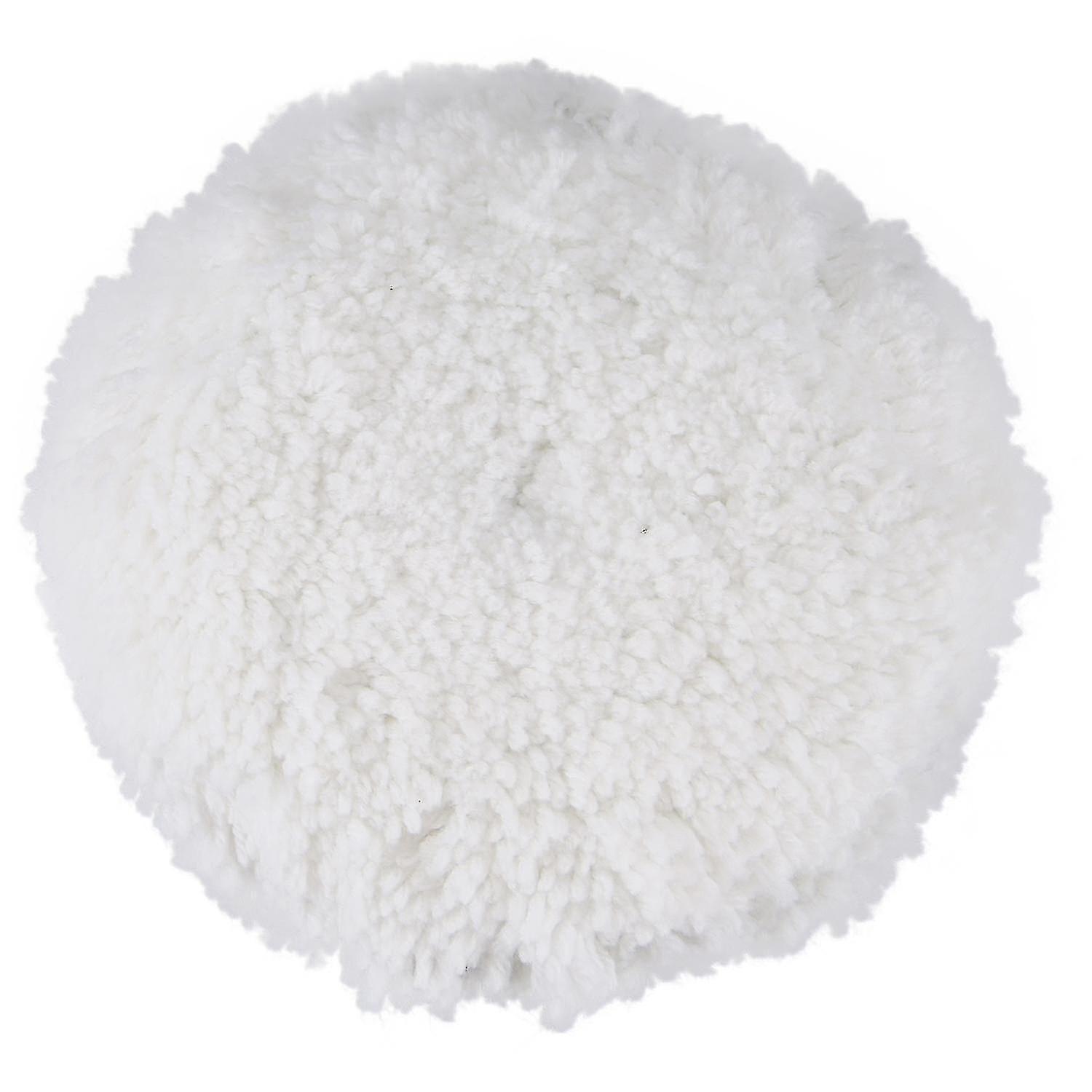 7" Inch 180mm Soft Wool Clean Ing Bonnet Pad Compatible Car