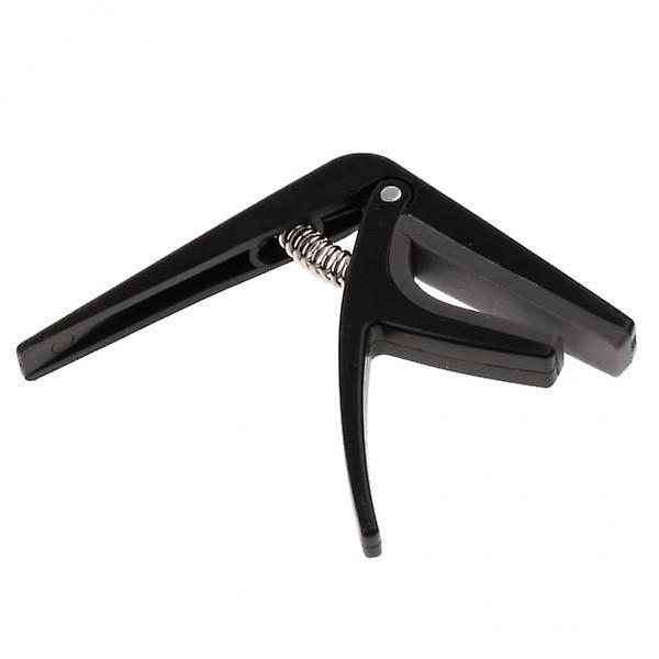 4x 1pc Ukulele Guitar Capo Tuner Trigger Quick Change Key Clamp Black