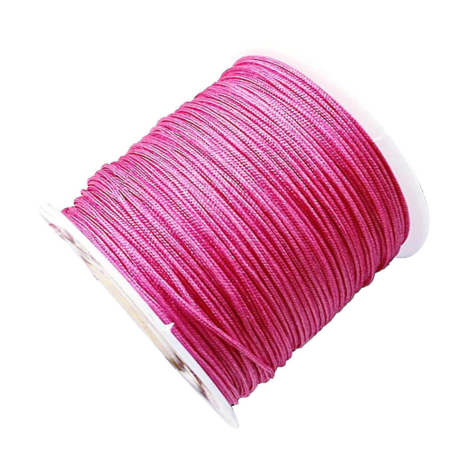 Naievear 1 Roll Nylon Waxed Craft Cord Breathable Clear Texture Dream Catchers Waxed Thread Cord For