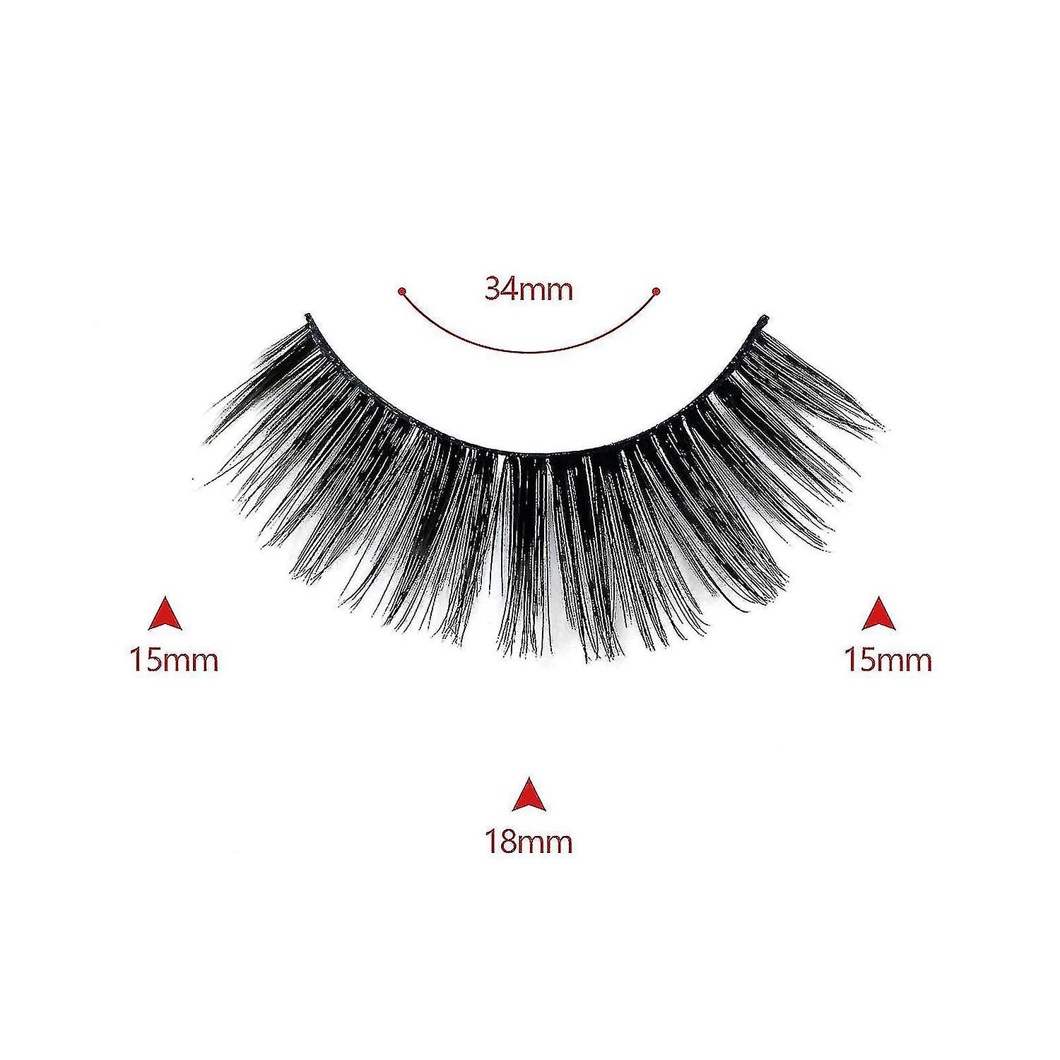False Eyelashes Russian Strip Eyelashes Natural Artificial Mink Eyelashes Slim And False Eyelashes 5