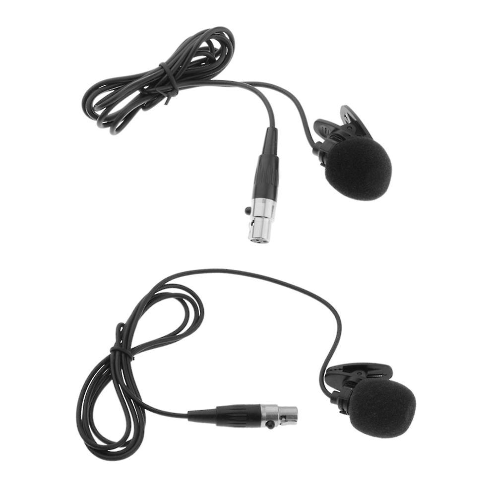 3/4pin Lavalier Microphone Condenser Lapel Tie Clip For Wireless Transmitter