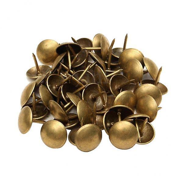 15x100Pcs Bronze Antigo Estofamento Pregos Móveis Studs/Tacks/Pins 10x10mm