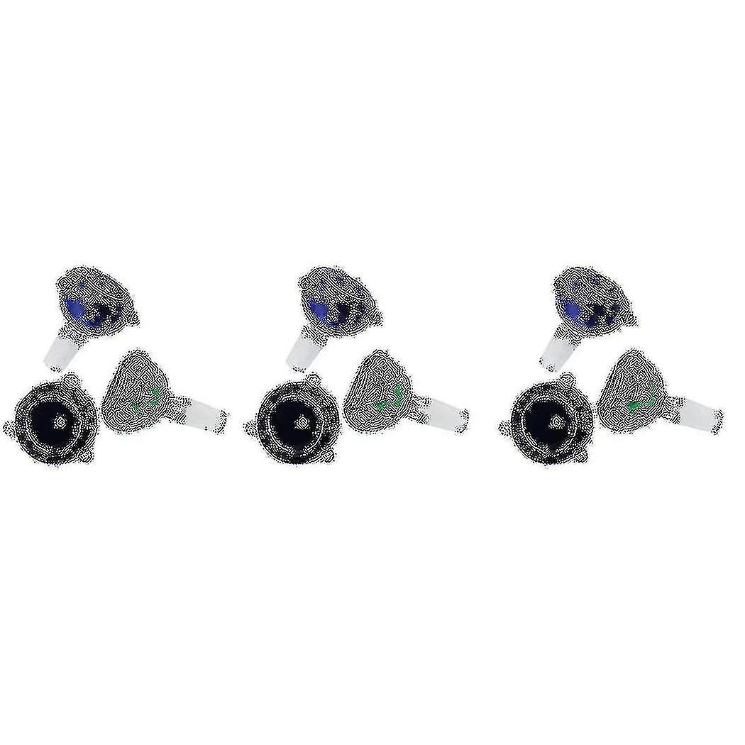 9pcs Handcrafted, Decorative Craft Refined Assorted Bowls(14mm)