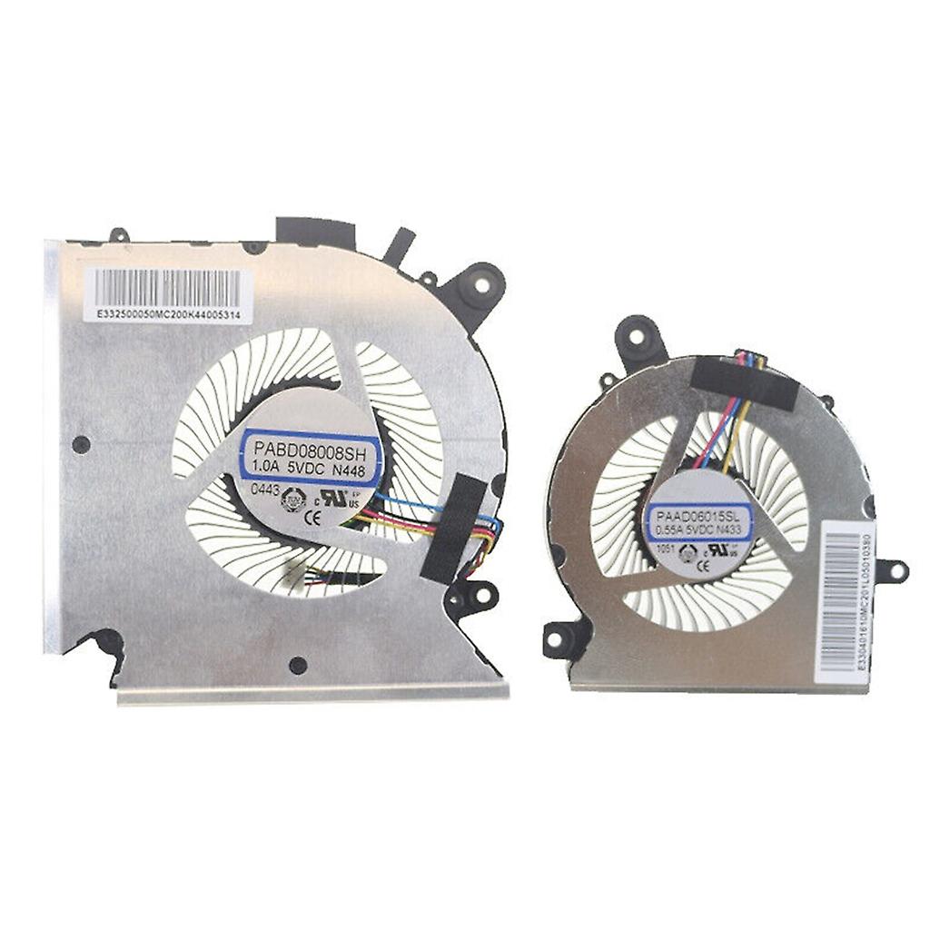 High-Quality Laptop CPU GPU Cooler Fan for MSI Katana GF66 Pulse GL66 Laptop