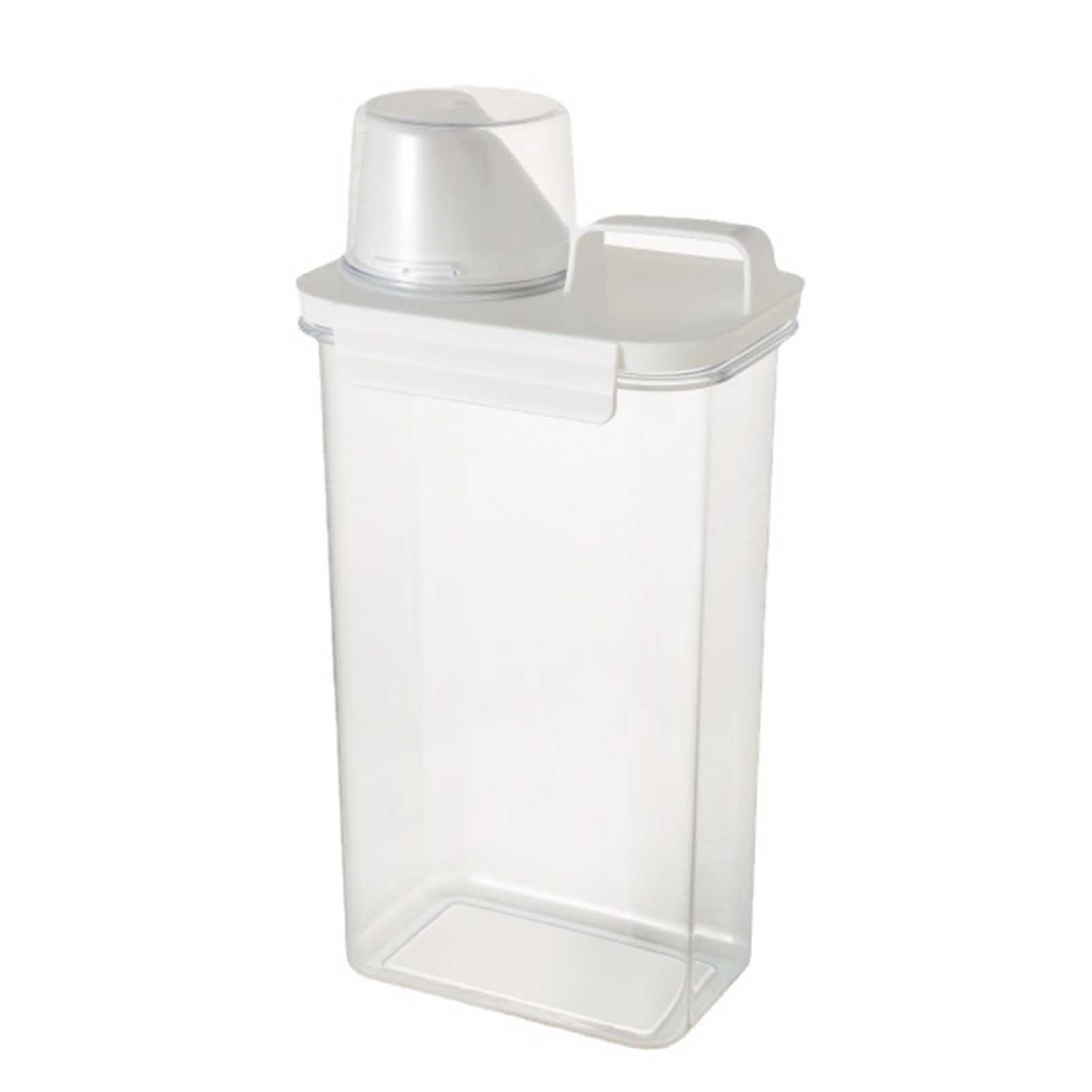 Clear Airtight Rice Container Rice Bin Pour Spout Rice Barrel Dry Grain Dispenser For Flour Sugar Grain Rice & Baking
