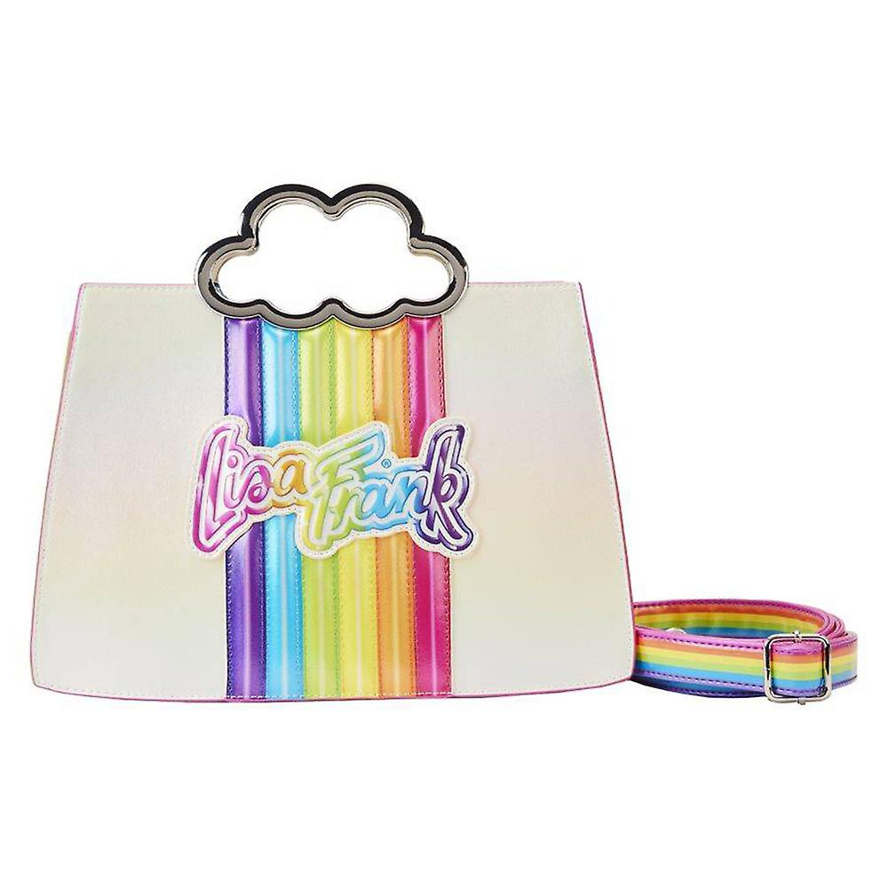 Officially Licensed Loungefly Lisa Frank Rainbow Cloud Handle Printed Crossbody