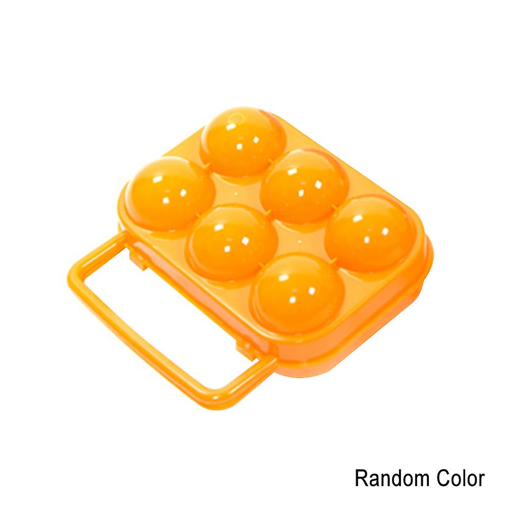 Outdoor Egg Carrier with 2/4/6/8/12 Grid Lightweight Portable Egg Box for Camping