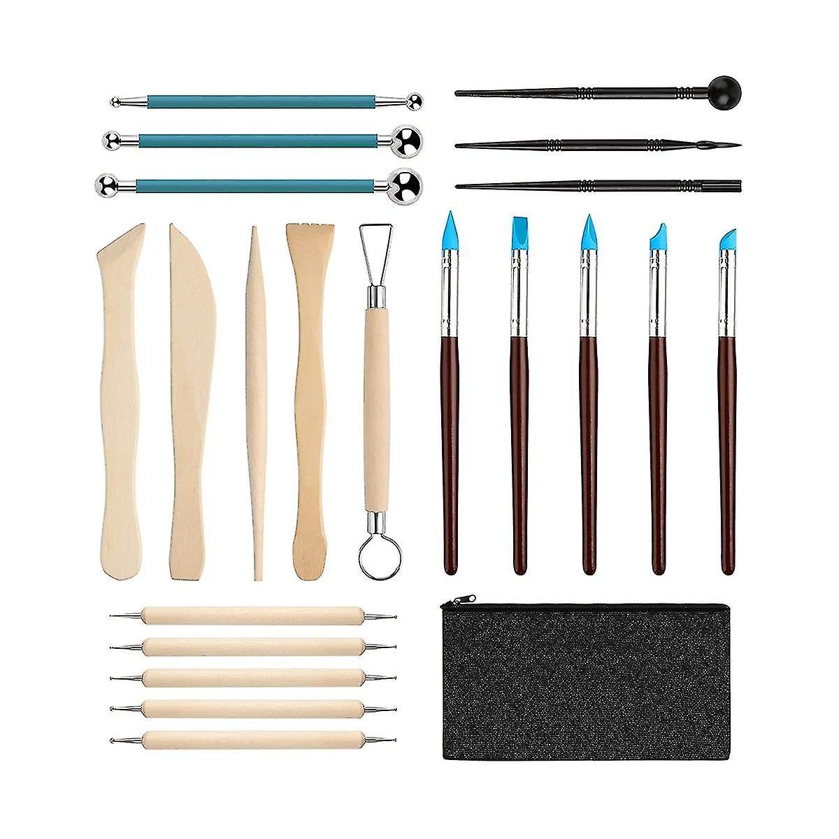 Modelling Tool, Clay Ceramic Tool Set, Sculpting Polymer Clay Tools, Pottery Clay Tool For Sculptur