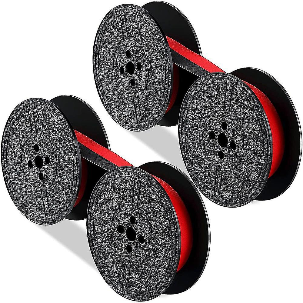 2pack Typewriter Ribbon Bobine Machine à écrire Ruban Rouge Et Noir Bobine Pack de remplacement pour Machine à écrire