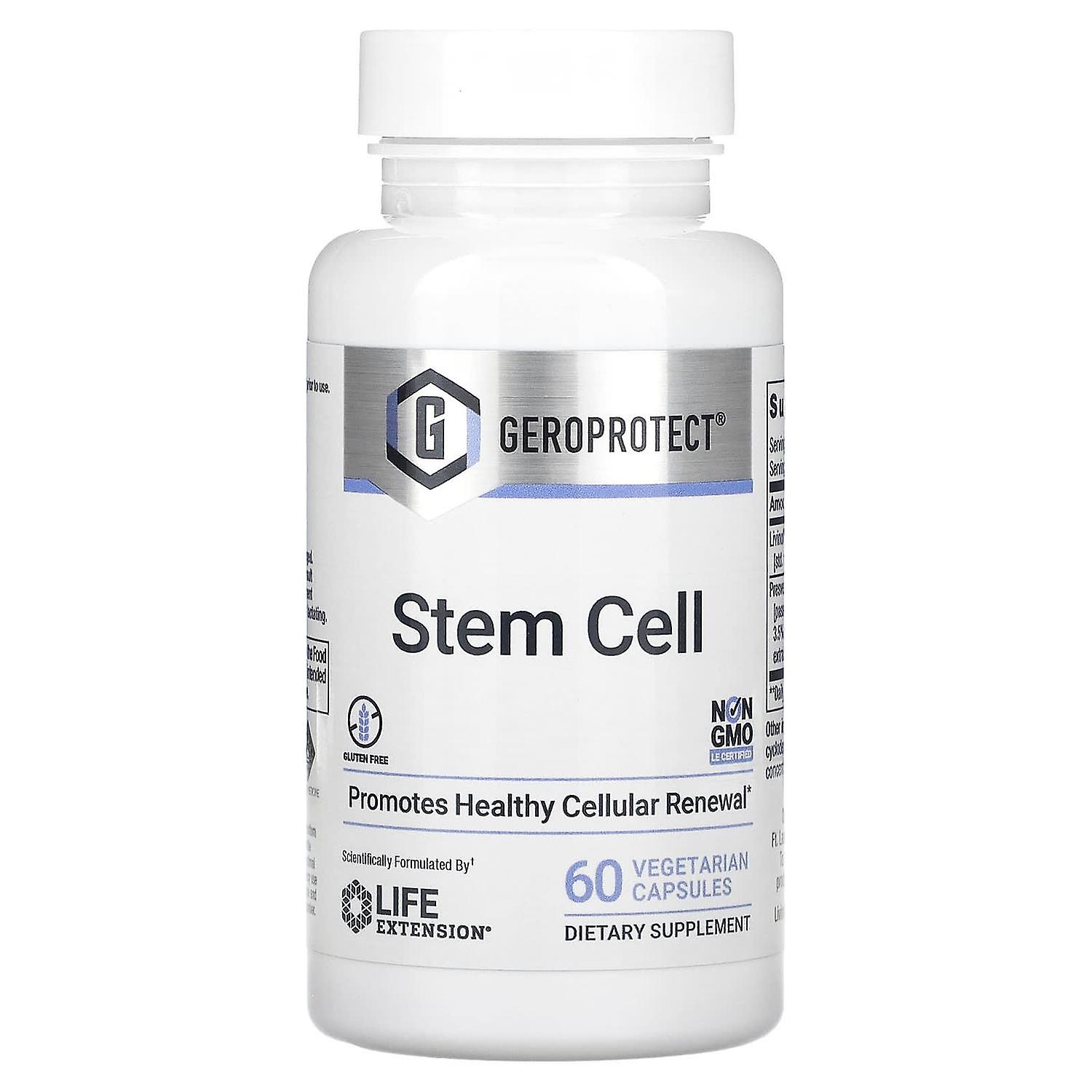 Life Extension, Geroprotect, Stem Cell, 60 Vegetarian Capsules
