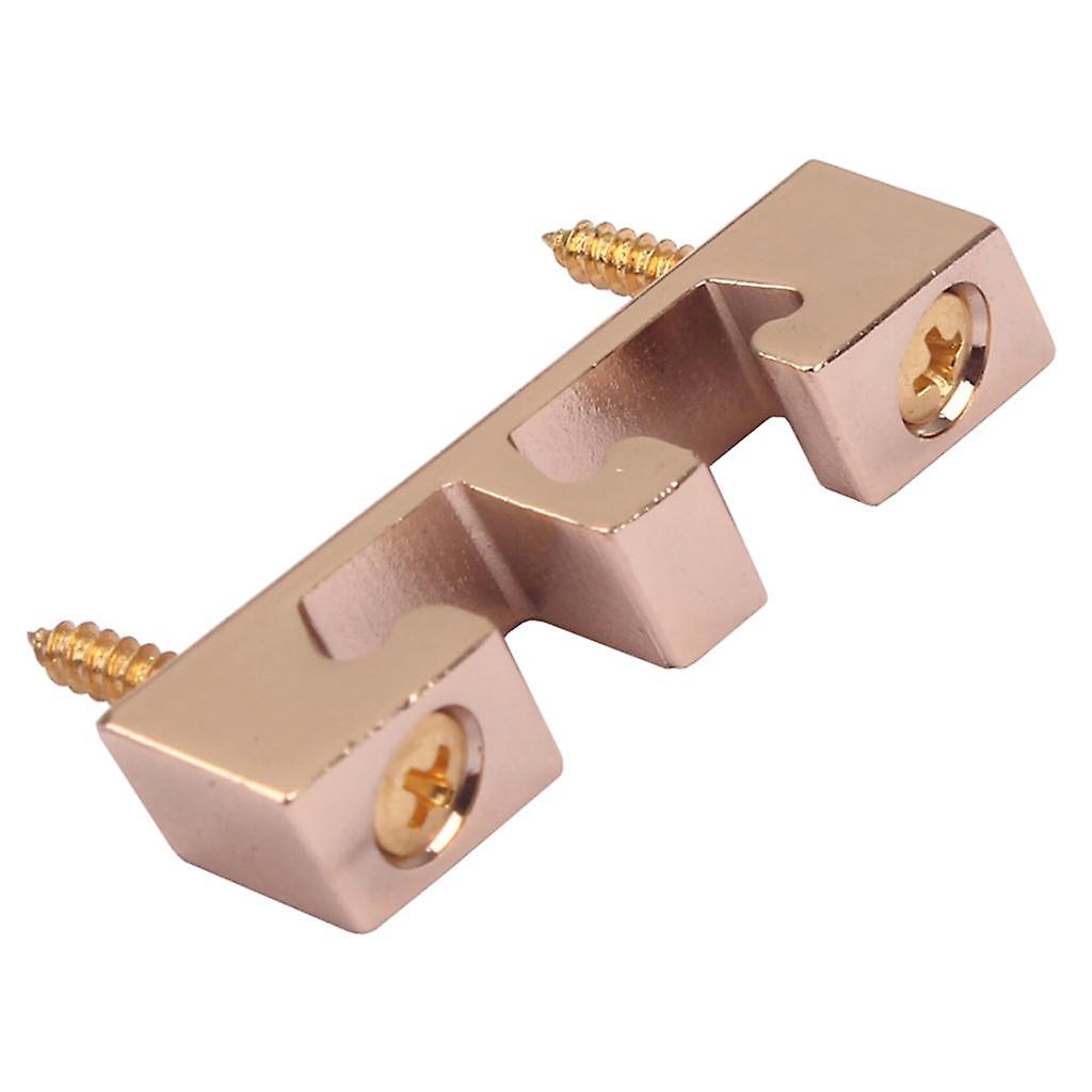 Roller String Retainer Tree Guide for 3 String Bass Guitar Box Guitar Gold