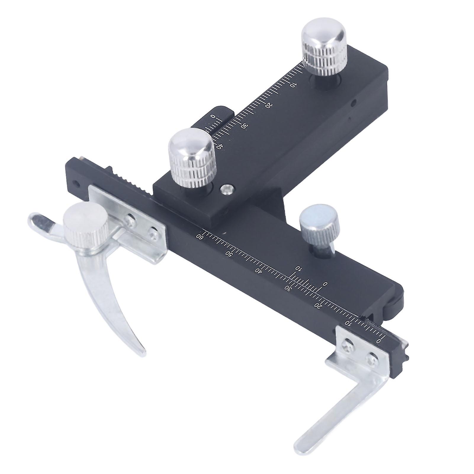 Microscope Caliper Mechanical Stage, Moveable Microscope Vernier Caliper Microscopes Mechanical X‑Y Movable Vernier Caliper Ruler for
