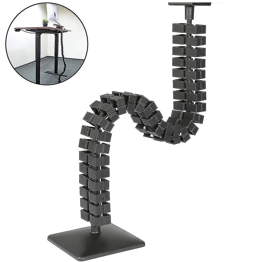 Cable Management Spine, Desk Cord Organizer Vertebrae, Keeps Power