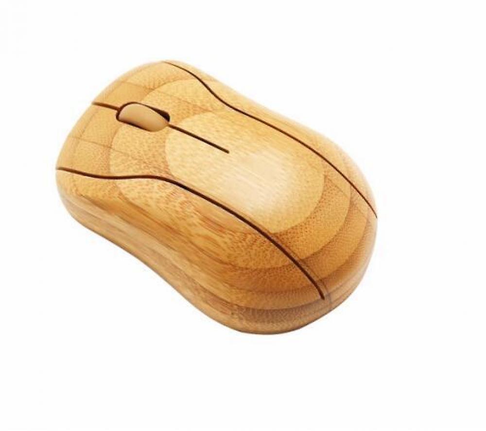 Sengu SG-MG95-N Bamboo Wireless Optical Mouse with USB Receiver for Laptop, PC, Notebook, Computer, Macbook
