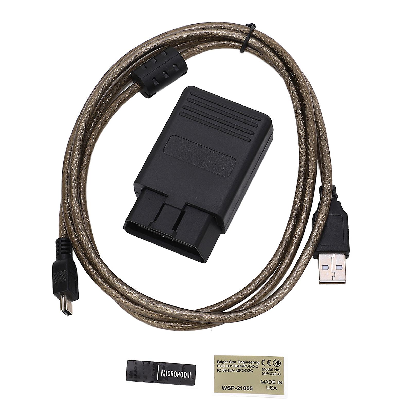 Car Code Reader,V17.04.27 MicroPOD 2 OBD2 Car Diagnostic Tool OB Scanner User-Friendly Design