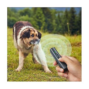 Pet Dog Ultrasonic Repeller Anti Barking Usb Rechargeable Equipment Uv Detect Light Training Repeller Dog Accessories(a)