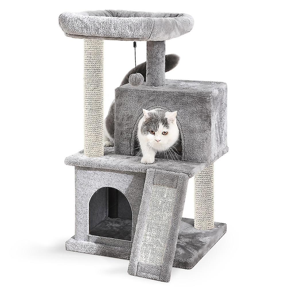 Three-layer Double Litter Cat Climbing Frame Cat Tree One Sisal Cat Toy Cat Jumping Platform
