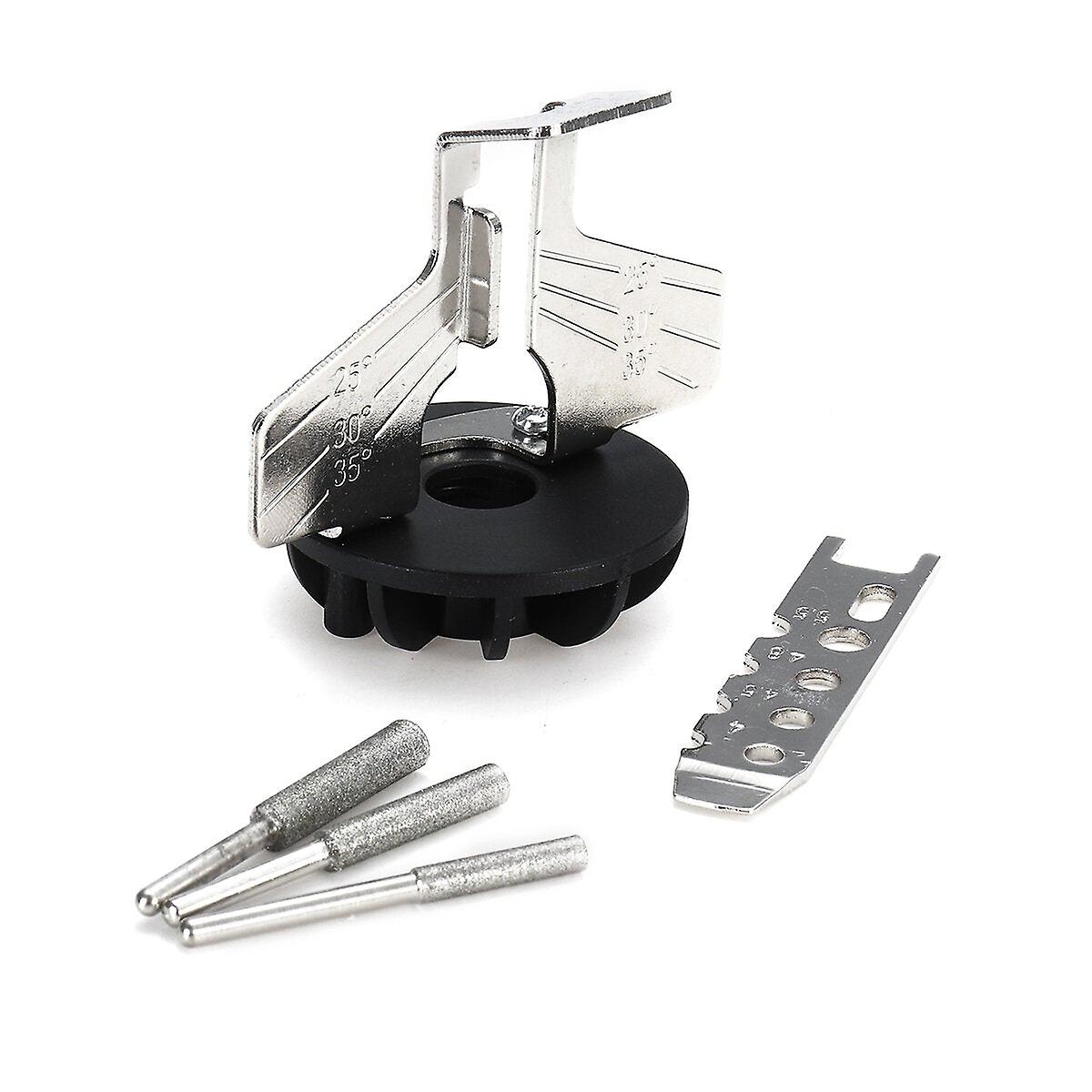 Chain Saw Sharpening Attachment Sharpener Guide Drill Adapter For Electric Grinder