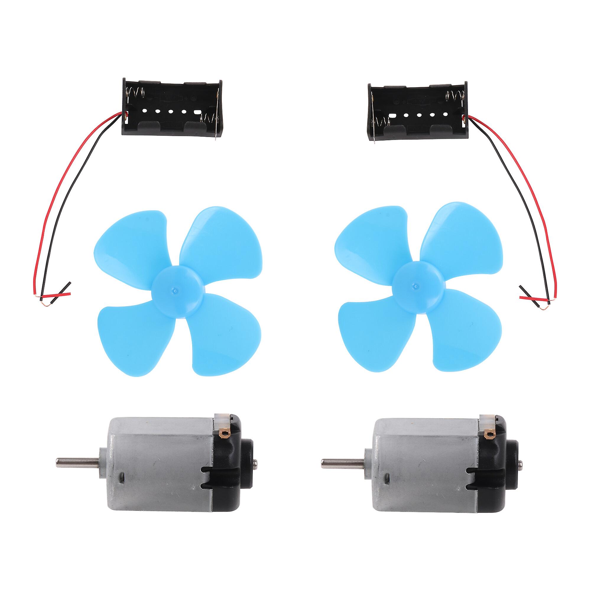 6 Pcs 56mm Plastic Propeller for RC Boat Part with 130 Brushed Motor
