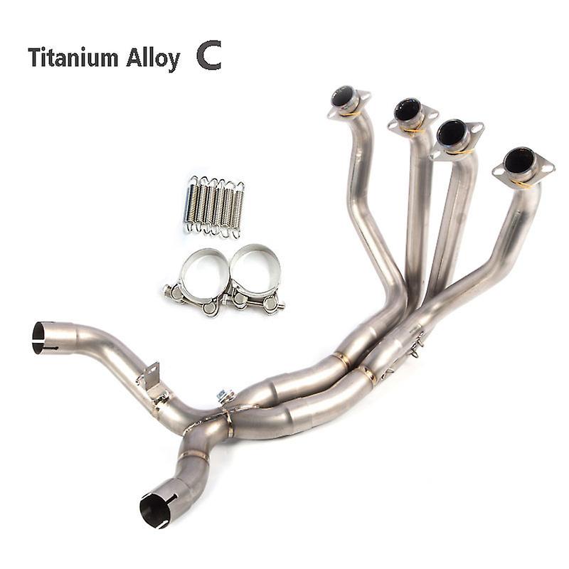 For KAWASAKI Z1000 Z1000SX 2010-2020 Motorcycle Full Exhaust Systems Exhaust Pipe Titanium Alloy Front Link Pipe Esacpe Muffler