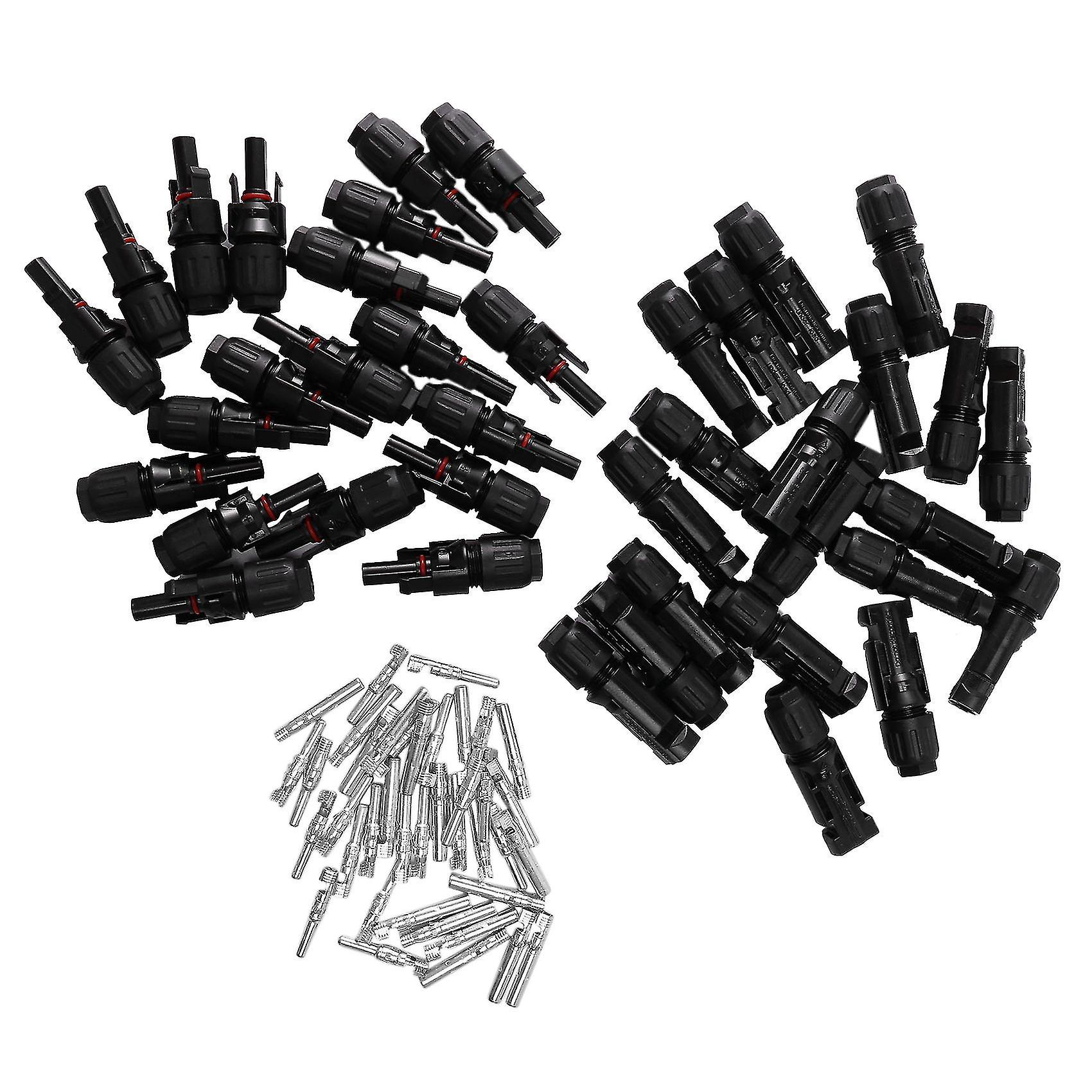 20 Pair Male / Female Solar Panel For Better Waterproof Effect