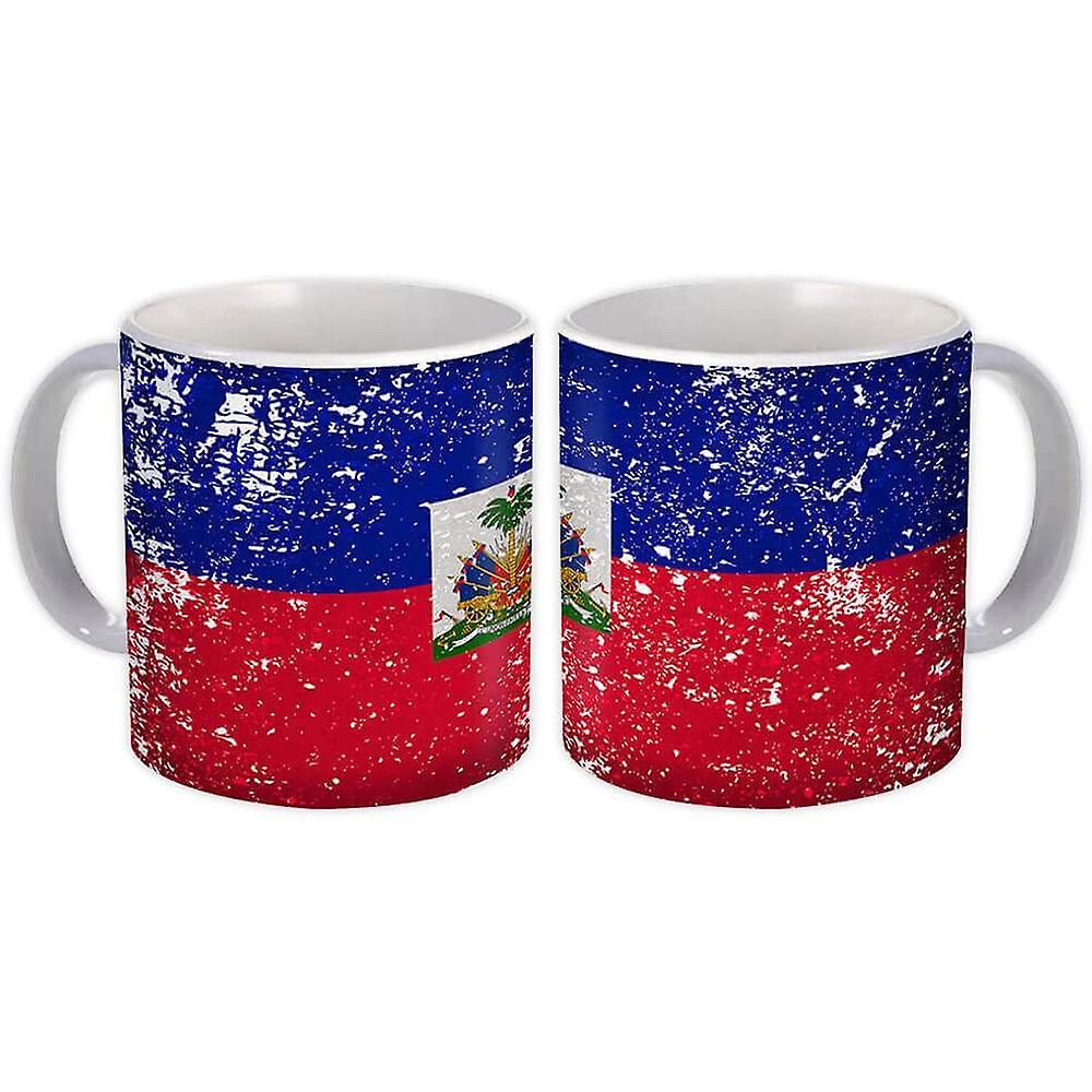 Geschenkbecher: Haiti Flagge