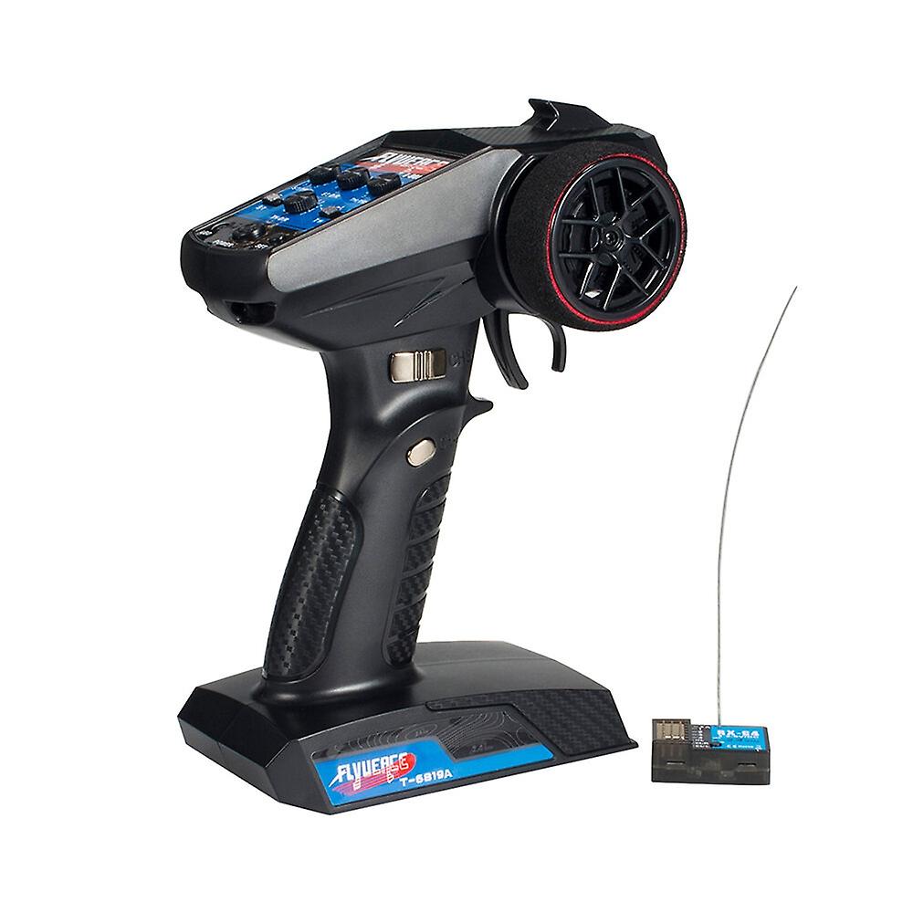 FLYUEACE T6819A 2.4GHz 4CH Transmitter with RXG4 Light Control Mini Receiver for RC Car Boat Tank Mo