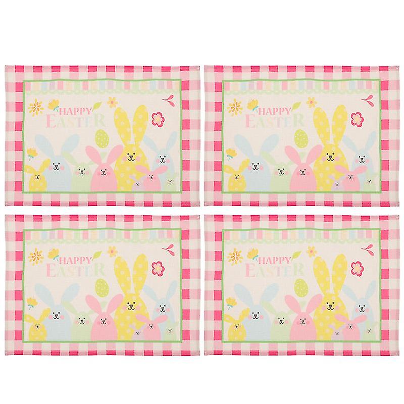 4pcs Easter Place Mat