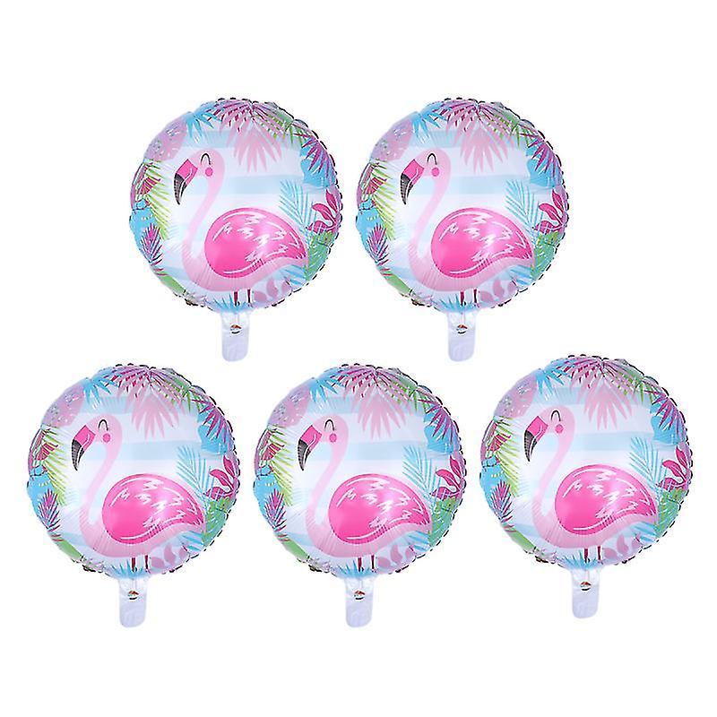 5pcs Flamingo Balloons Helium