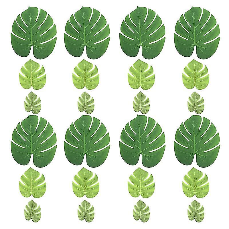1set Simulation Monstera Leaf