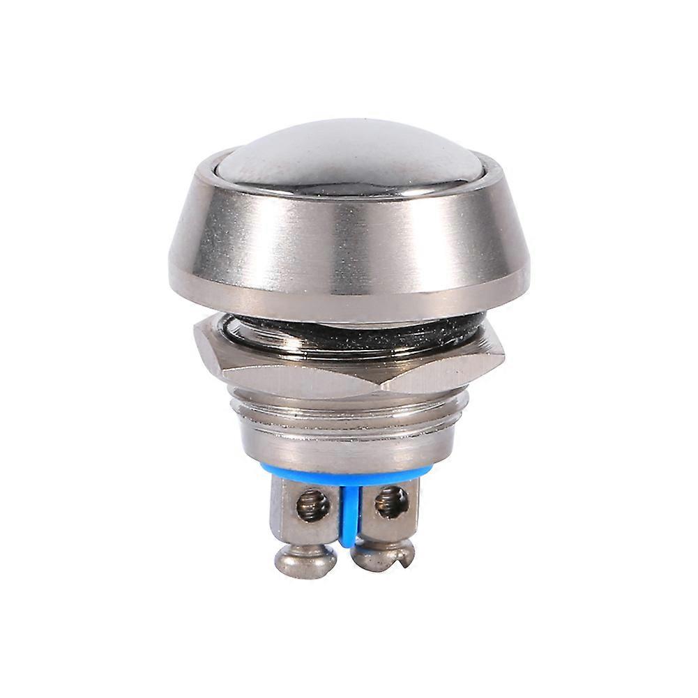 Waterproof Momentary Toggle Dome Top Metal Push Button Switch 12mm