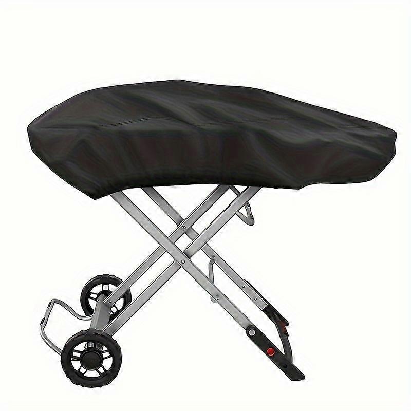 ヘビーデューティーポリエステルバーベキューグリルカバー、屋外バーベキュー保護、伸縮性のある裾付きグリルカバー、キャンプ&ガーデングリル用