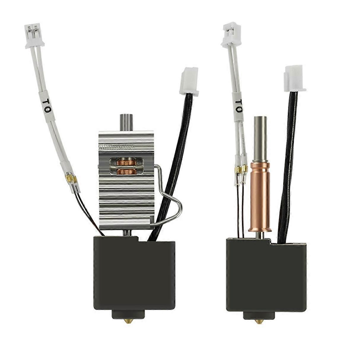 For 3 Hotend Nozzle Thermistor Heating Tube Heater Block with Heat Sink for Kobra3 Spare Parts B